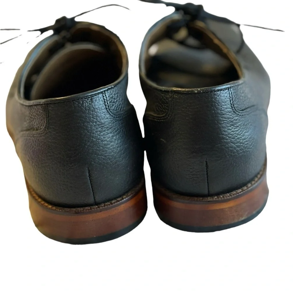 Gordon Rush Woods Black Textured Leather Lace Up Derby Oxford‎  Shoes. SZ 10.